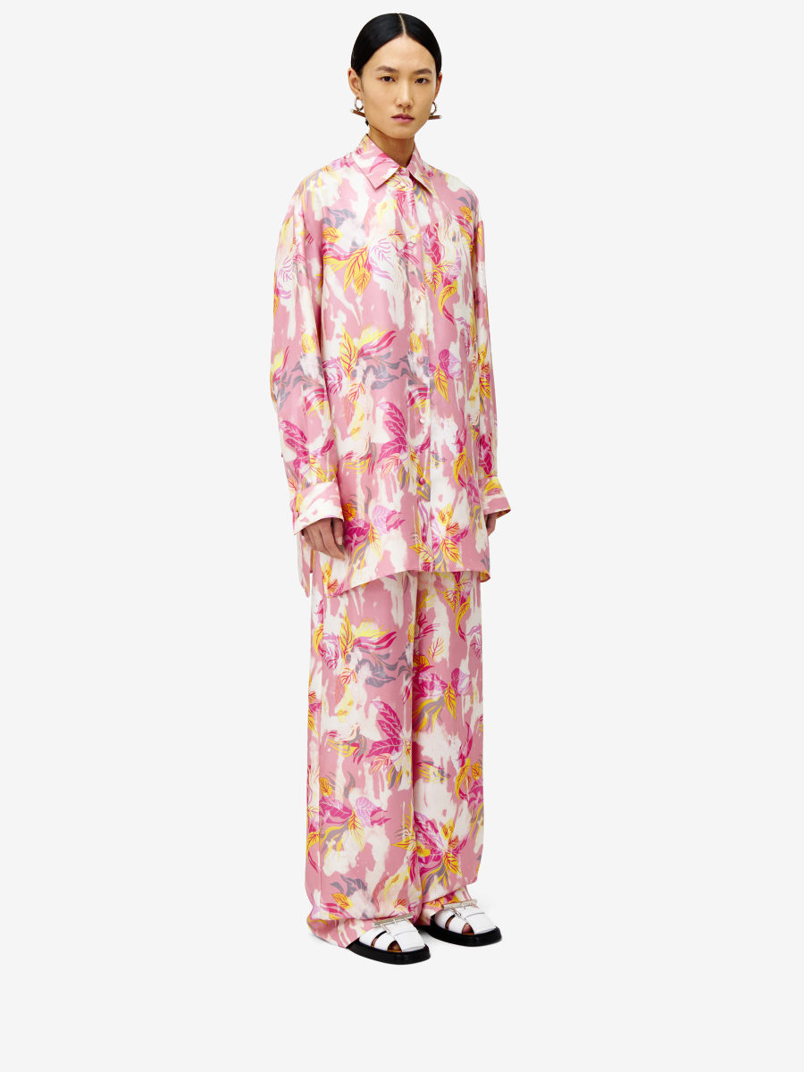 ALEXANDER MCQUEEN - Floral Pyjama Shirt - Item 819016QDAPU5067